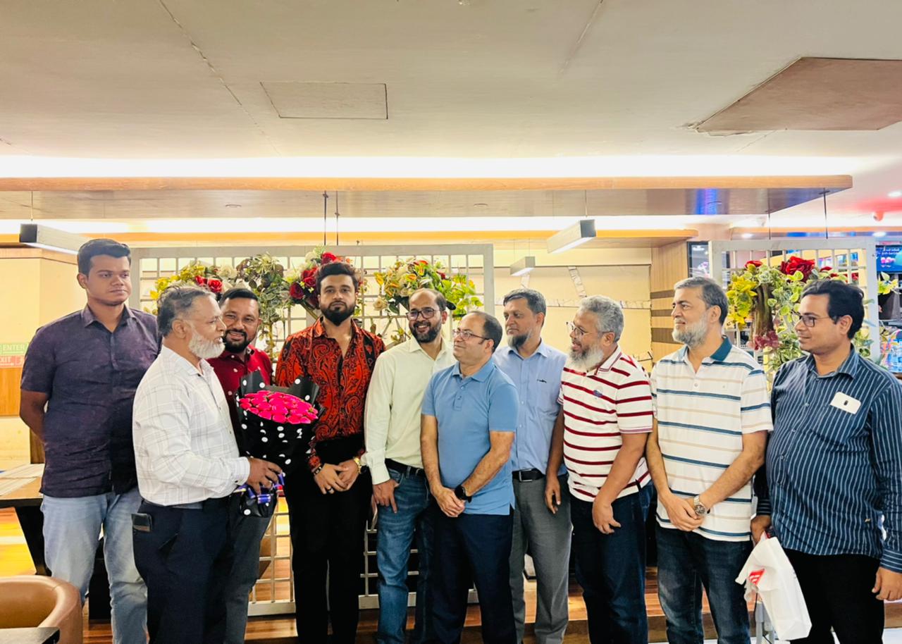All members are united on the occasion of our beloved Rana Bhai's transfer to Dhaka.